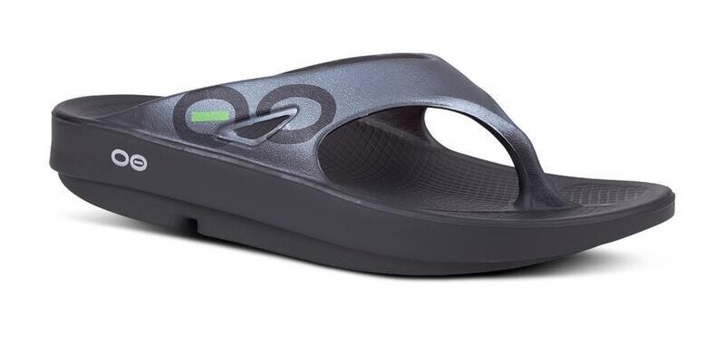 Oofos Original Sport Sandal - Black Graphite