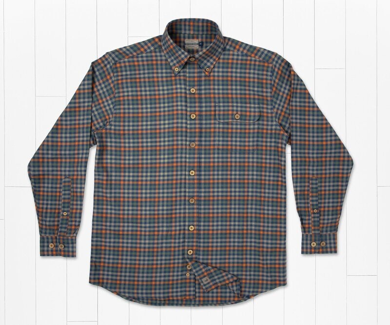 Southern Marsh Men&#39;s Long Sleeve Boothville Flannel Button Down
