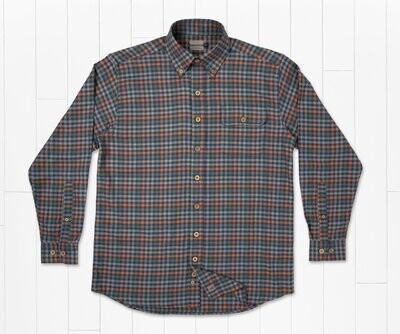 Southern Marsh Men&#39;s Long Sleeve Boothville Flannel Button Down