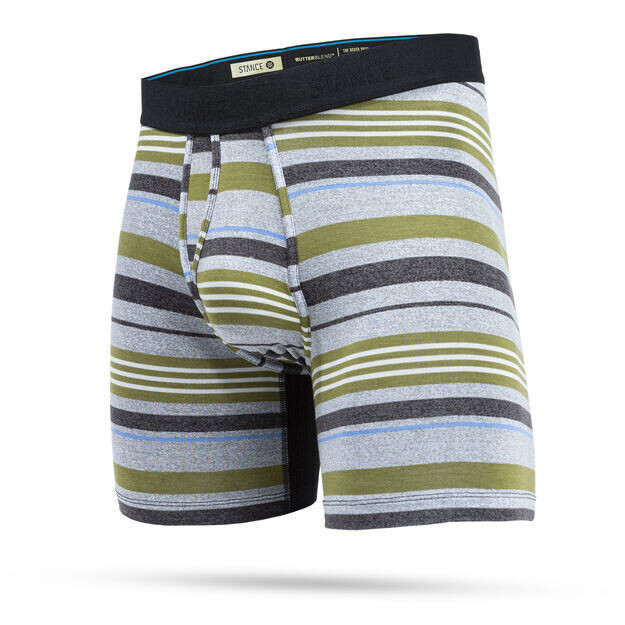 Stance Multi Color Stripe Cotton Blend The Boxer Brief Underwear Size M  NWOT