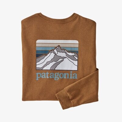 Patagonia Men's Long Sleeve Line Ridge Responsibili Tee