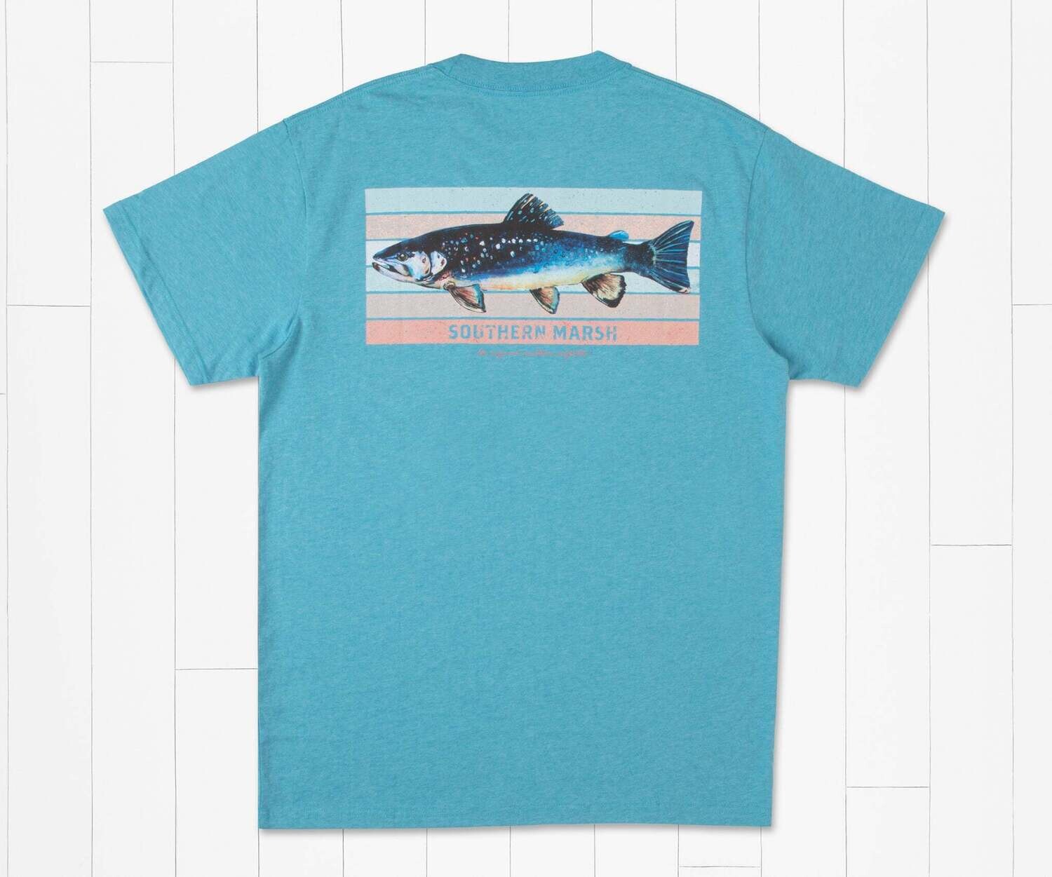 Southern Marsh Men&#39;s Fishing Lines - Brook Trout Tee