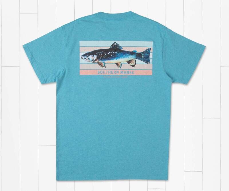 Southern Marsh Men&#39;s Fishing Lines - Brook Trout Tee