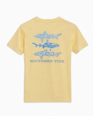 Southern Tide Youth Shark Stack Tee