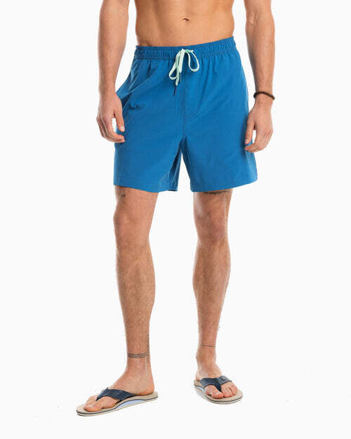 Southern Tide Men&#39;s Solid Swim Trunk