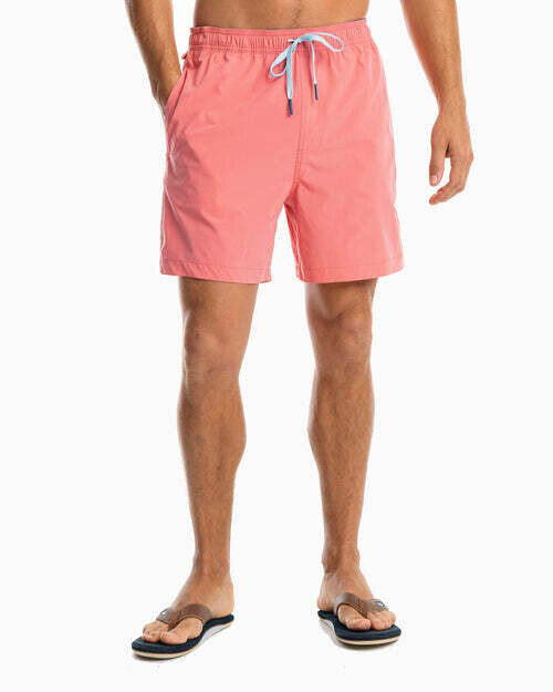 Southern Tide Men&#39;s Solid Swim Trunk