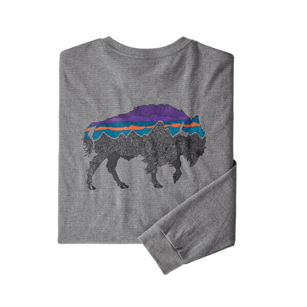 Patagonia Men&#39;s Long Sleeve Back For Good Responsibili Tee