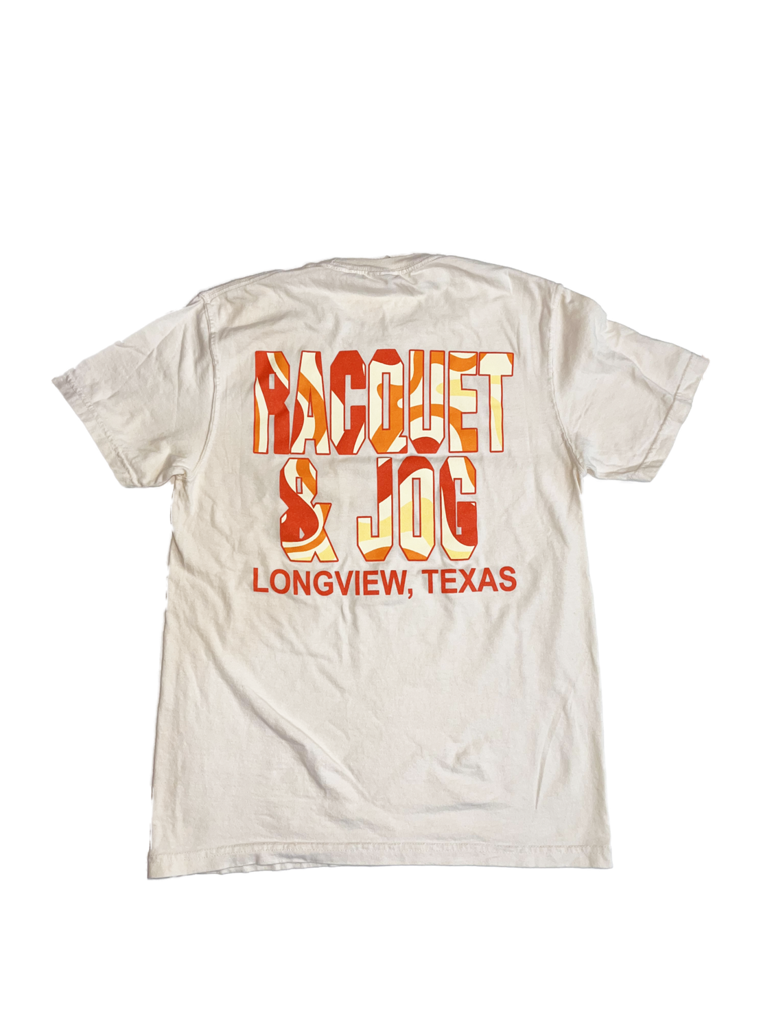 Racquet &amp; Jog Old School Print Swirl Tee