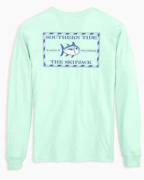 Southern Tide Men&#39;s Long Sleeve Original Skipjack Tee