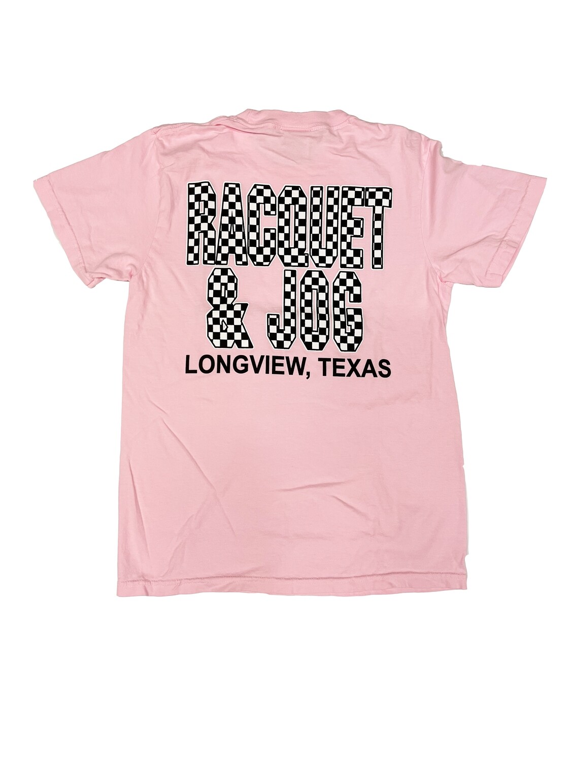 Racquet &amp; Jog Old School Print Checker Tee