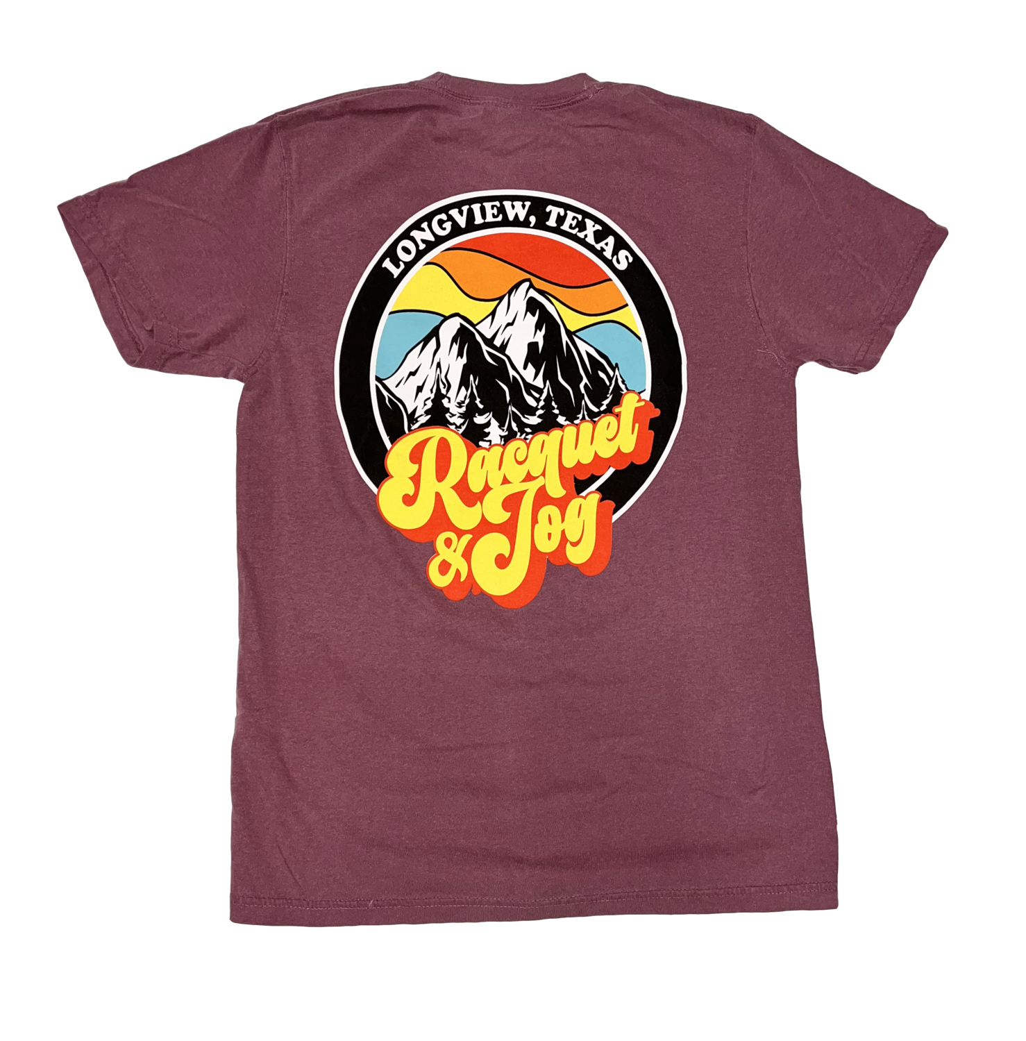 Racquet &amp; Jog Specialty Mountain Colors Tee