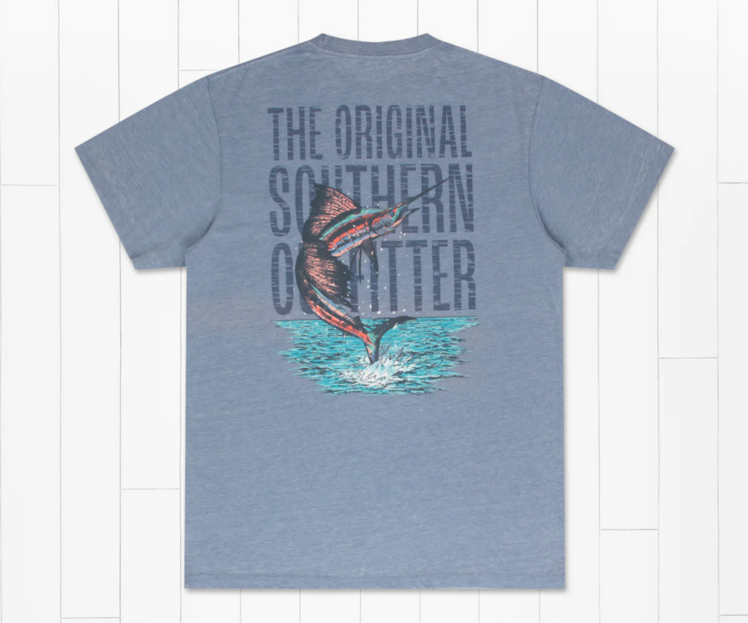 Southern Marsh Men&#39;s Seawash Offshore Marlin Tee