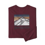 Patagonia Men&#39;s Long Sleeve Line Ridge Responsibili Tee