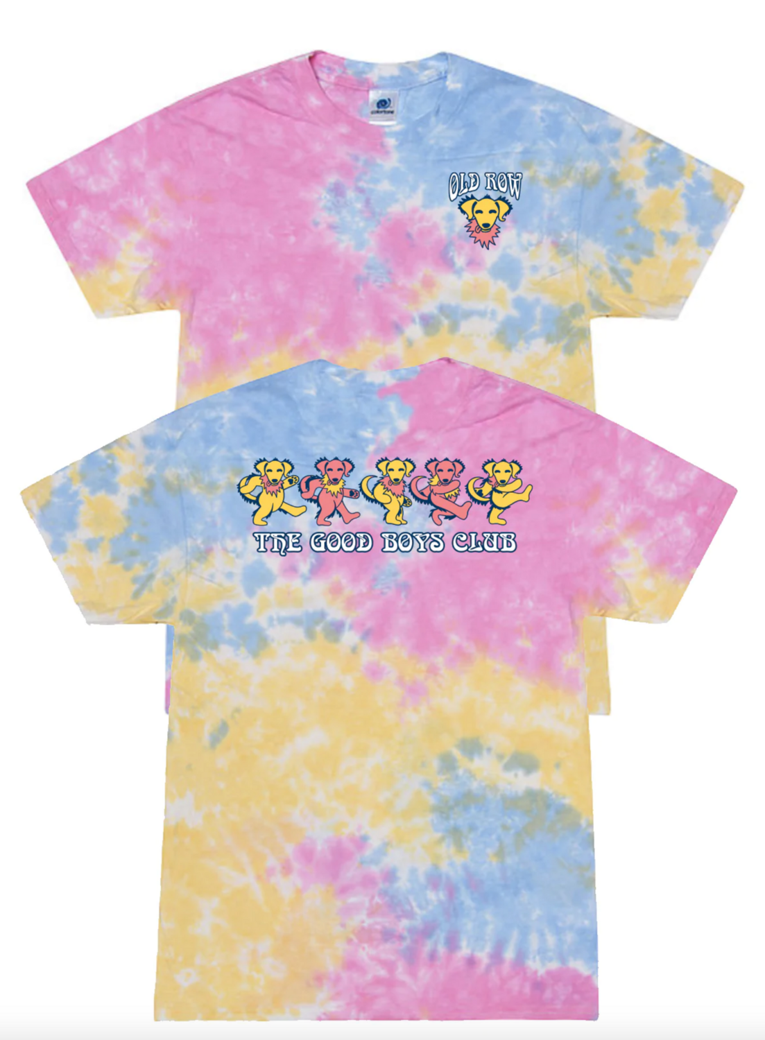 Old Row Good Boys Club Groovy Tie Dye Tee