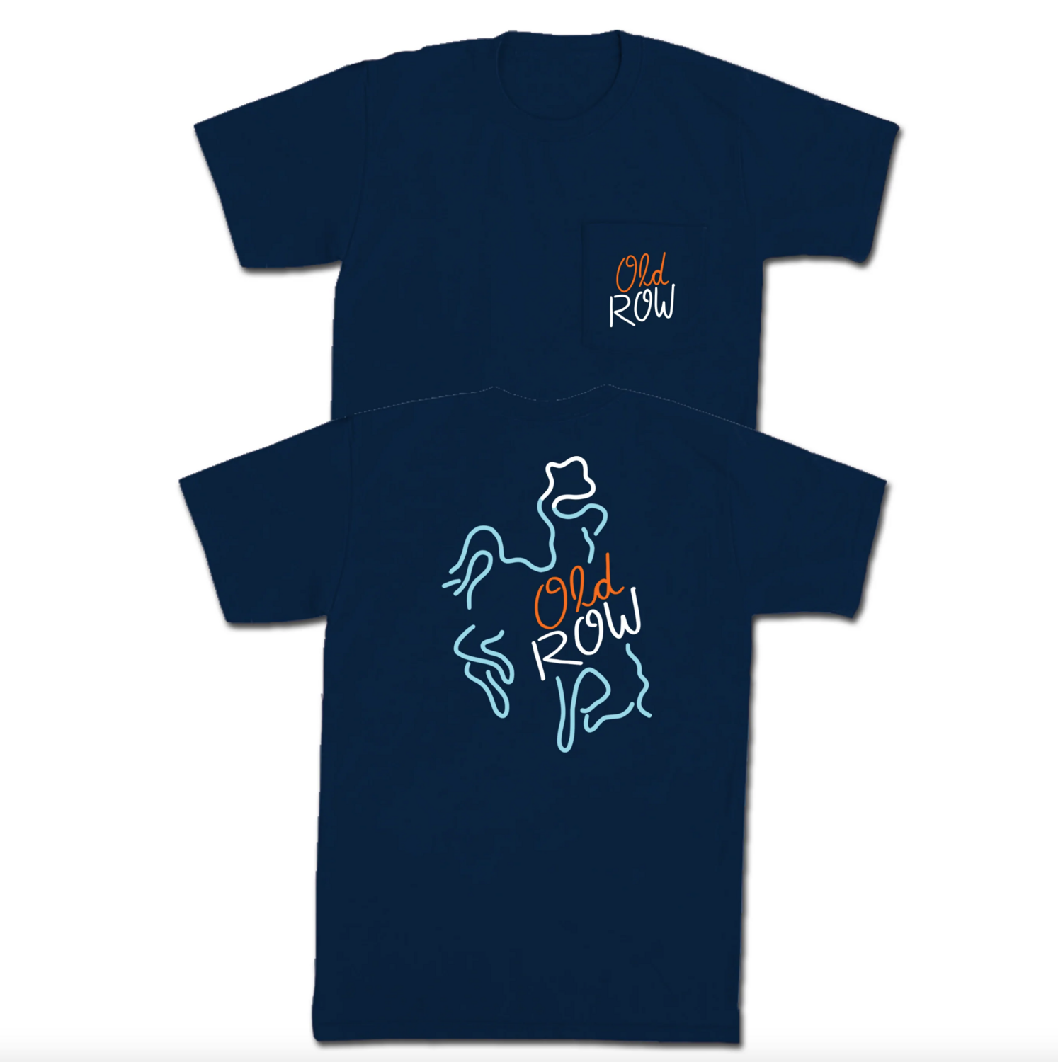 Old Row Neon Cowboy Pocket Tee