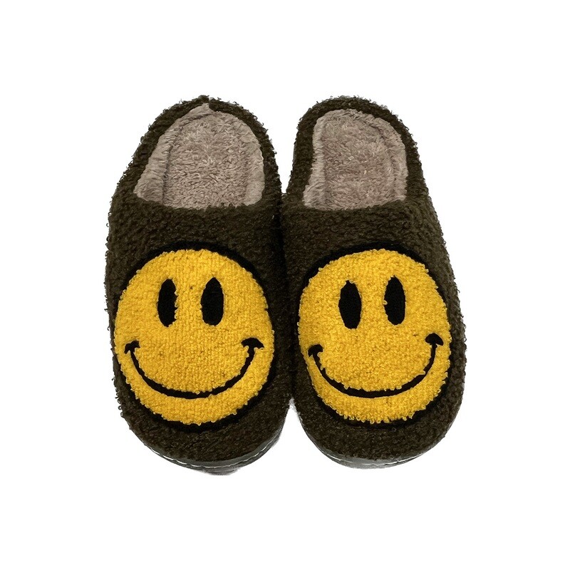 Smiley Slipper - Olive