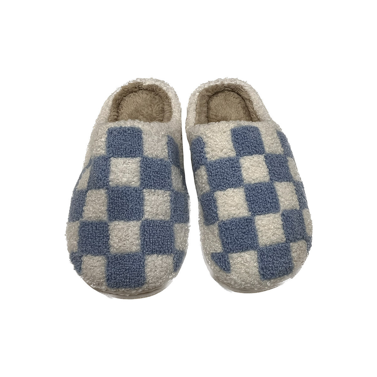 Checkerboard Slipper- Blue