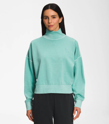 The North Face Women's Garment Dyed Mock-Neck Pullover
