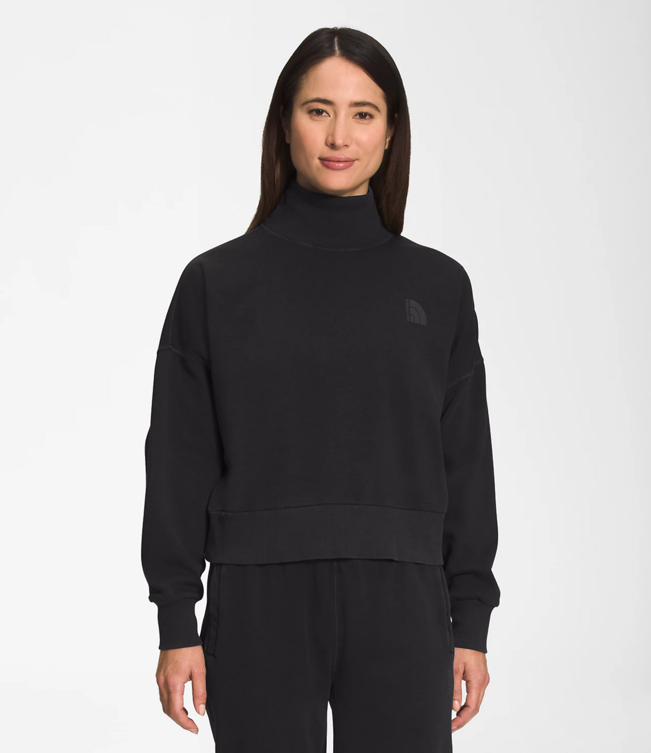 The North Face Women's Garment Dyed Mock-Neck Pullover