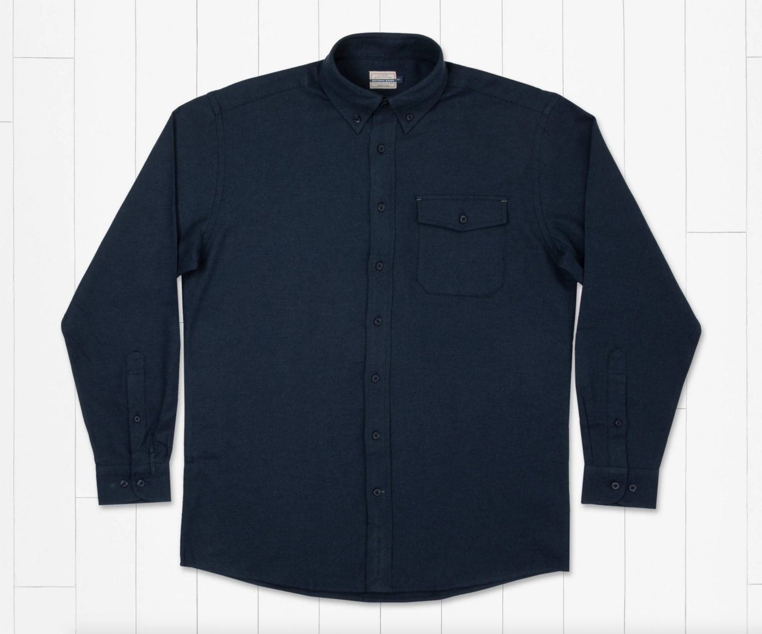 Southern Marsh Men&#39;s Long Sleeve Old Mill Heather Flannel Button Down