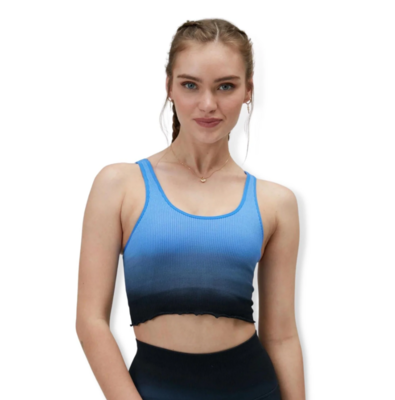 Spiritual Gangster Women's Amor Tie Dye Crop Tank Spiritual Gangster Women's Amor Tie Dye Crop Tank