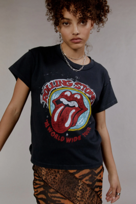 Daydreamer Women's Rolling Stones '78 Ticket Boyfriend Tee