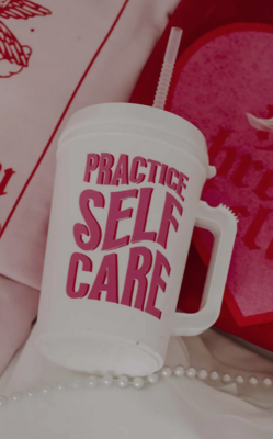 Friday + Saturday 34oz Chug Mug - Self Care