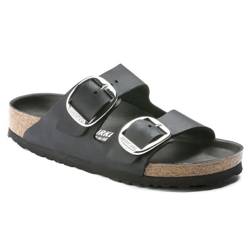 Birkenstock Arizona Big Buckle- Black (Regular Width)