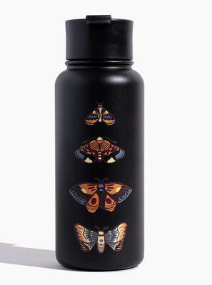 United By Blue Moth 32oz Stainless Steel Bottle