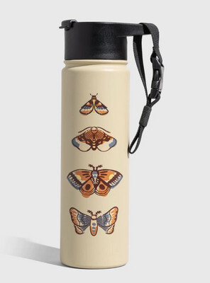 United By Blue Moth 22oz Stainless Steel Bottle