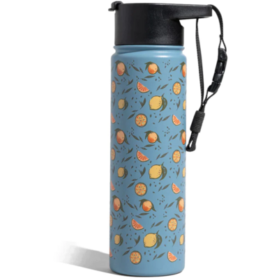 United By Blue Citrus 22oz Stainless Steel Bottle