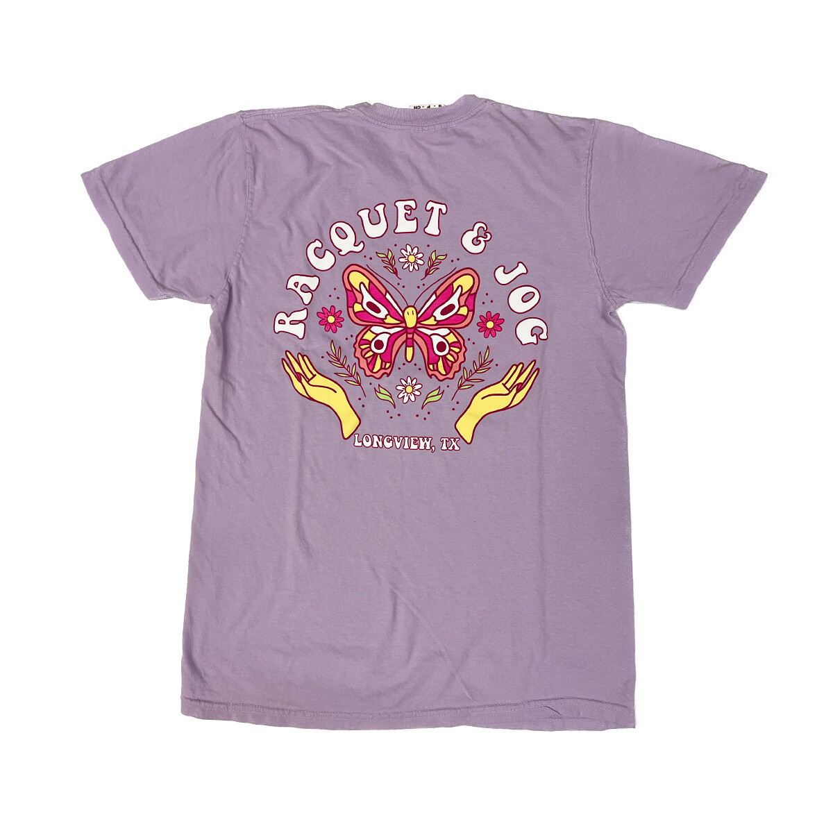 Racquet &amp; Jog Specialty Butterfly Flower Tee