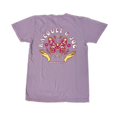 Racquet & Jog Youth Specialty Butterfly Flower Tee