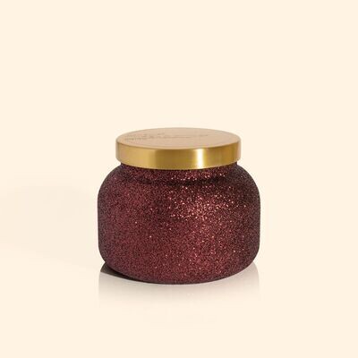 Capri Blue 19 oz Glam Signature Jar Candle- Tinsel &amp; Spice