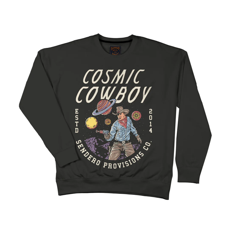 Sendero Cosmic Cowboy Crewneck