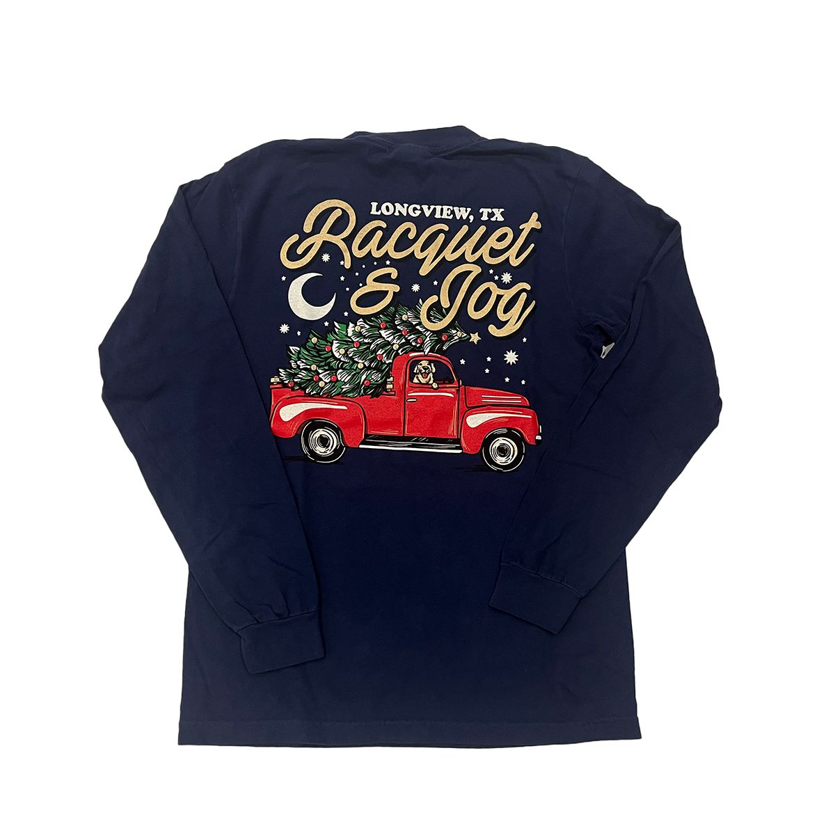 Racquet &amp; Jog Long Sleeve Specialty Christmas Truck Tee