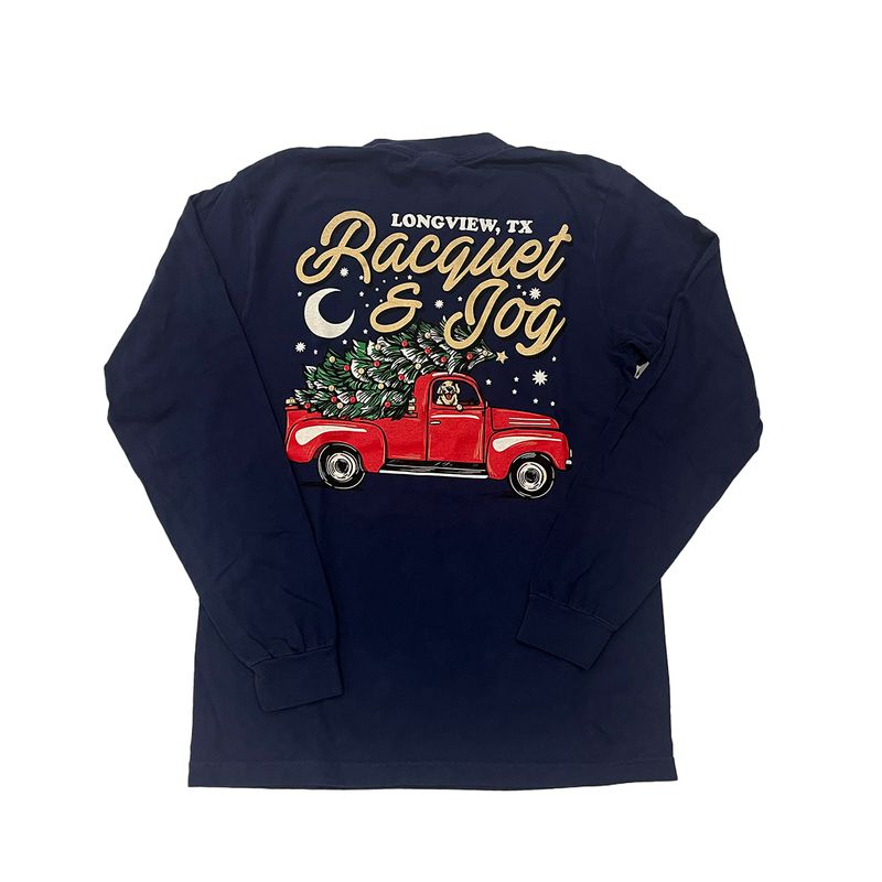 Racquet &amp; Jog Long Sleeve Specialty Christmas Truck Tee
