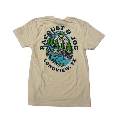 Racquet &amp; Jog Specialty Mountain Stream Tee