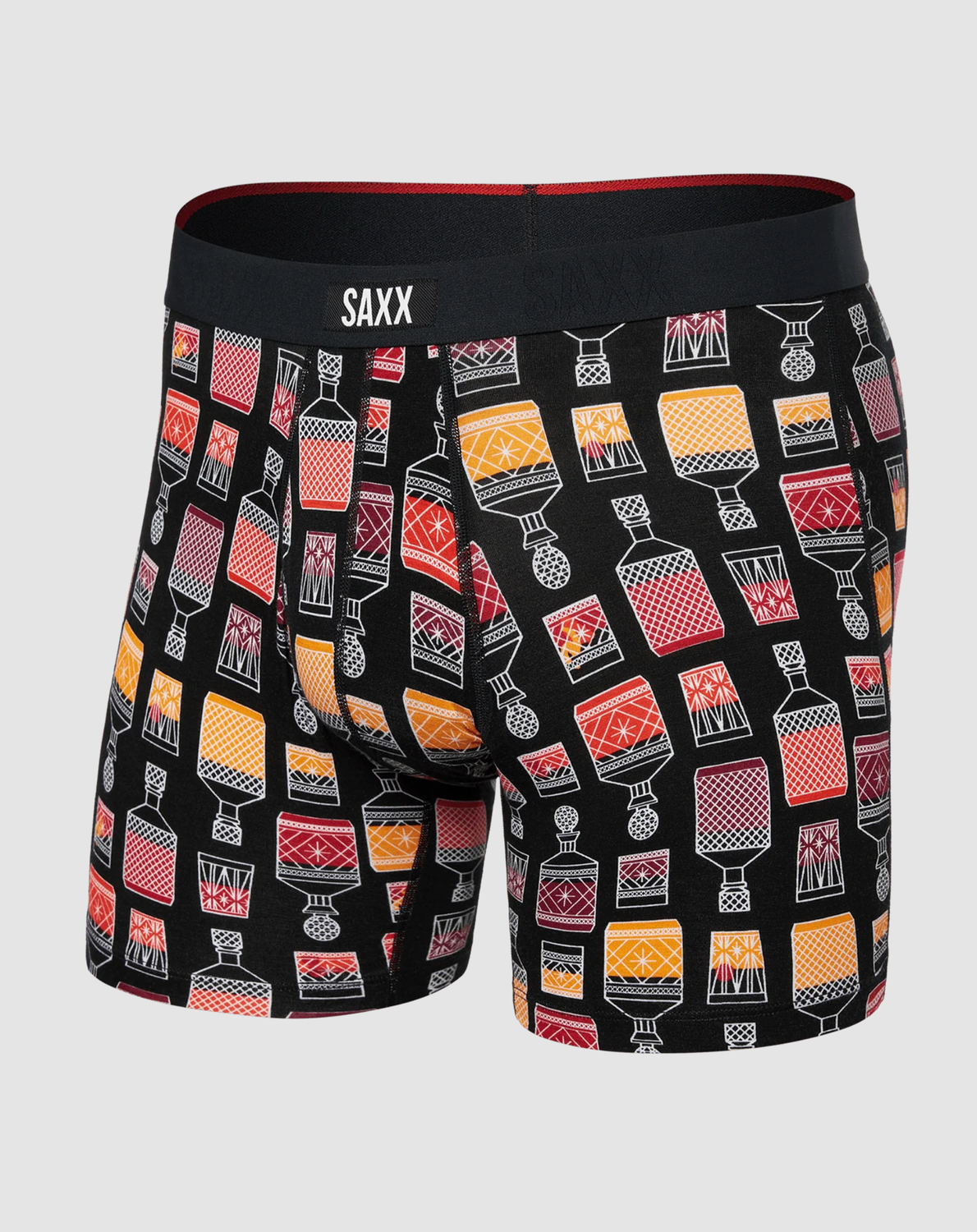SAXX Vibe Xtra Men&#39;s Boxer Brief - Top Shelf Black