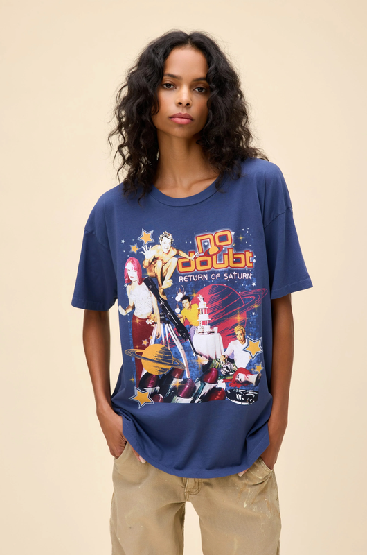 Daydreamer Women&#39;s No Doubt Return Of Saturn Collage Merch Tee