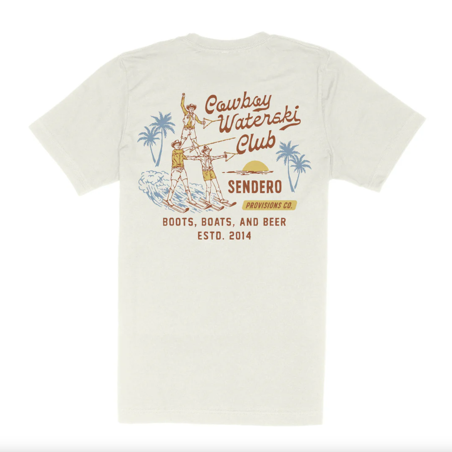 Sendero Cowboy Waterski Club Tee
