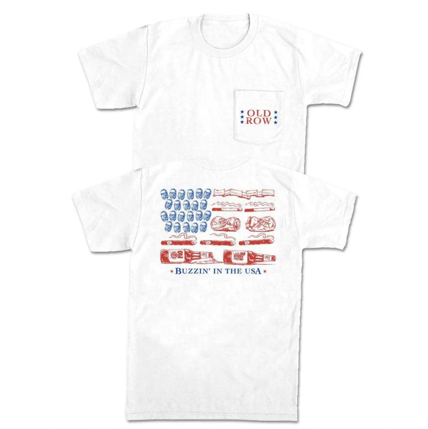 Old Row Buzzin In The USA Tee