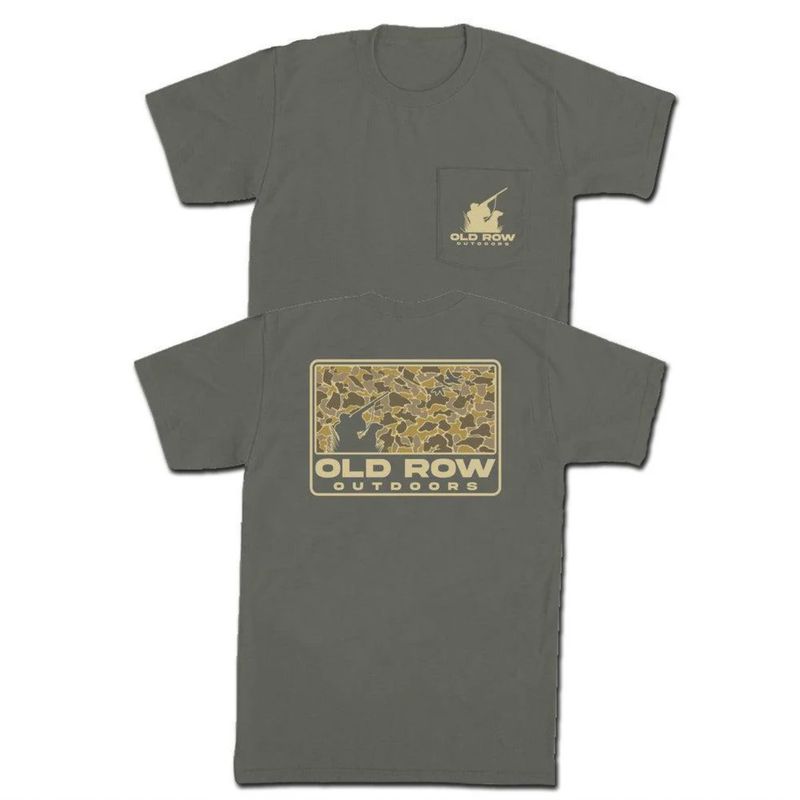 Old Row Outdoors 80&#39;s Camo Flag Tee