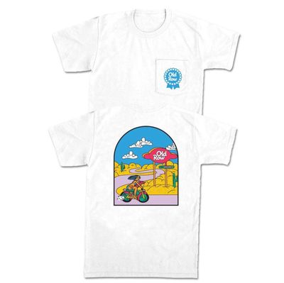 Old Row Ribbon Beer Bike Tee