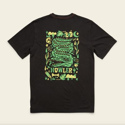 Howler Brothers Men&#39;s Slithering Gator Pocket Tee