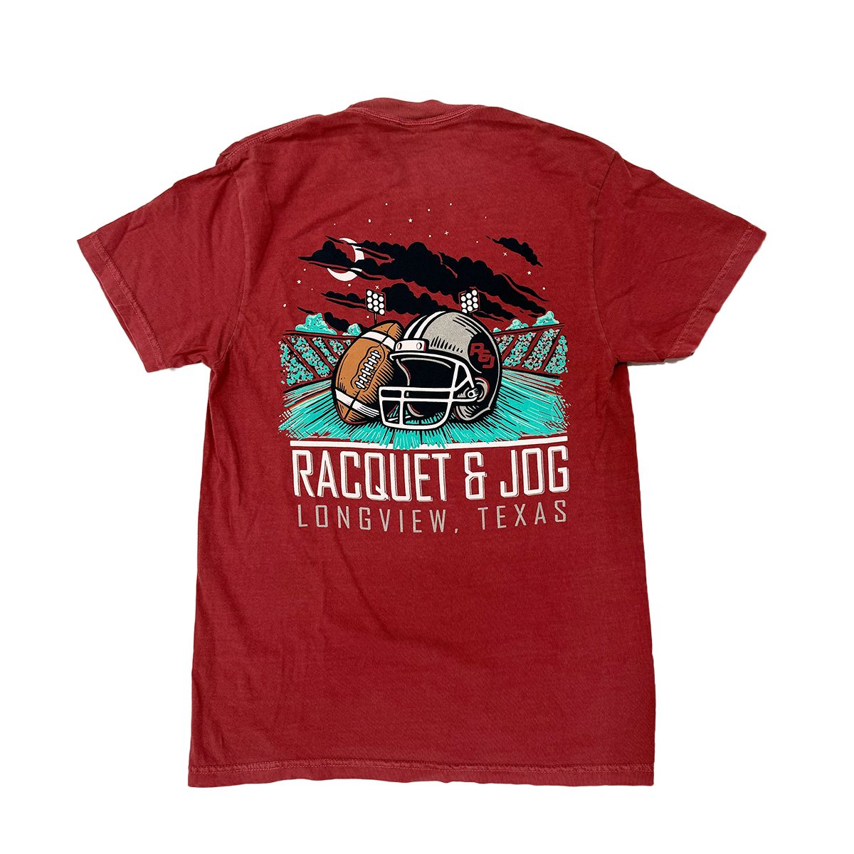Racquet &amp; Jog Specialty Football Tee