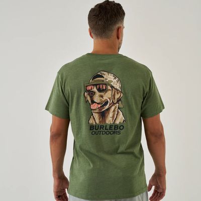 Burlebo Men&#39;s Mallard Camo Dog Tee
