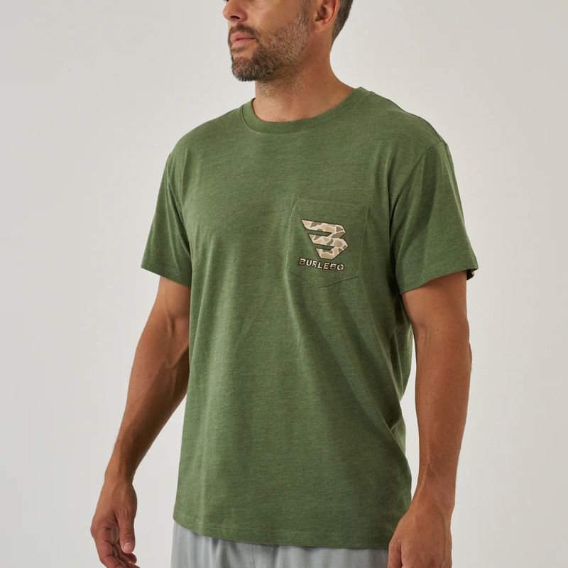 Burlebo Men's Mallard Camo Dog Tee