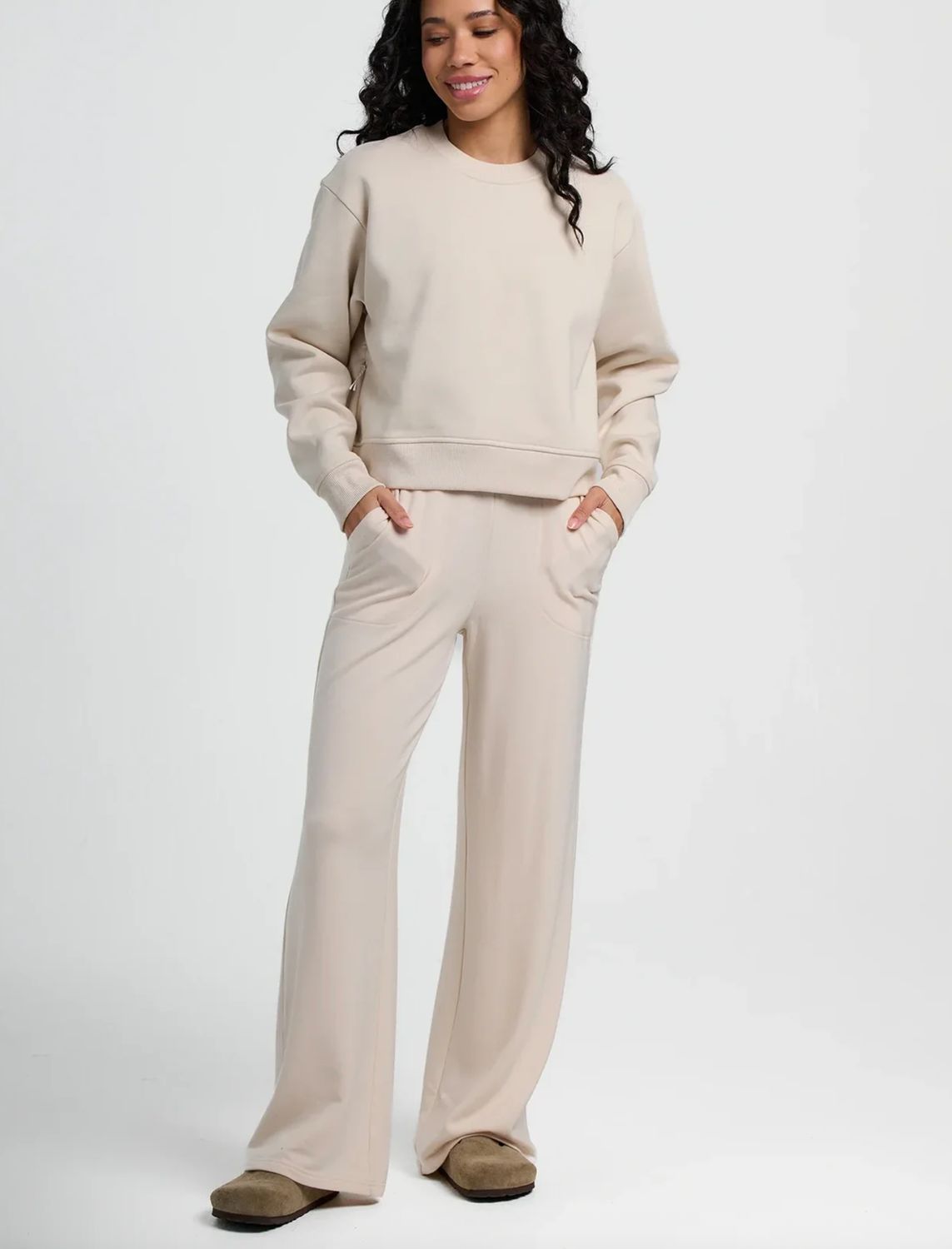 Free Fly Bamboo Lightweight Fleece Wide Leg Pant