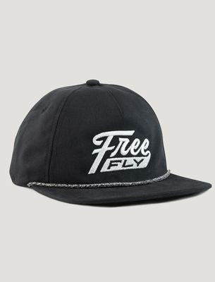Free Fly Retro Script Brim Hat